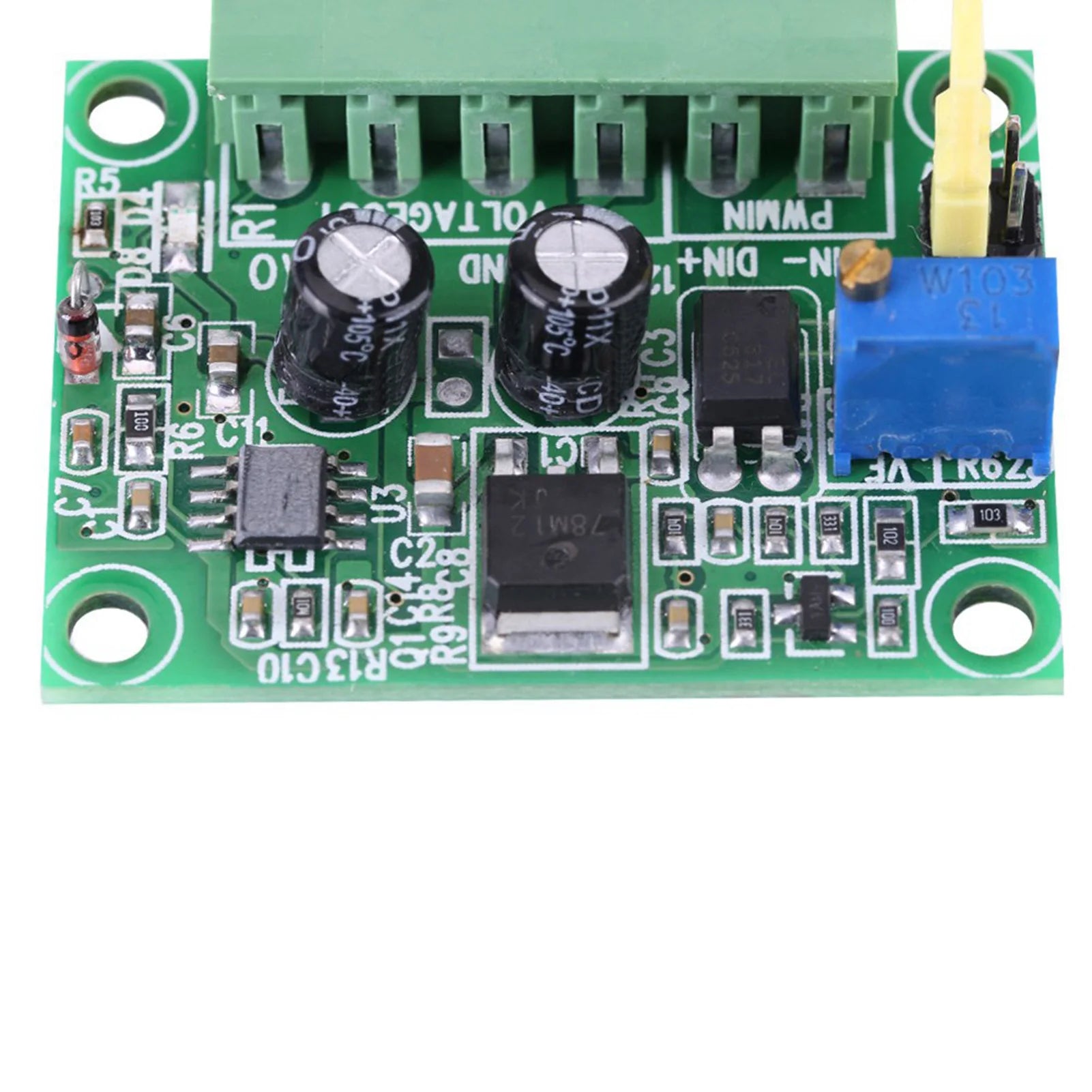 1-3KHZ PWM Signal to Voltage Converter 1-3KHZ 0-10V PWM Signal to Voltage Converter Module Digital Analog Board Peaceful Pleasures Health and Wellness