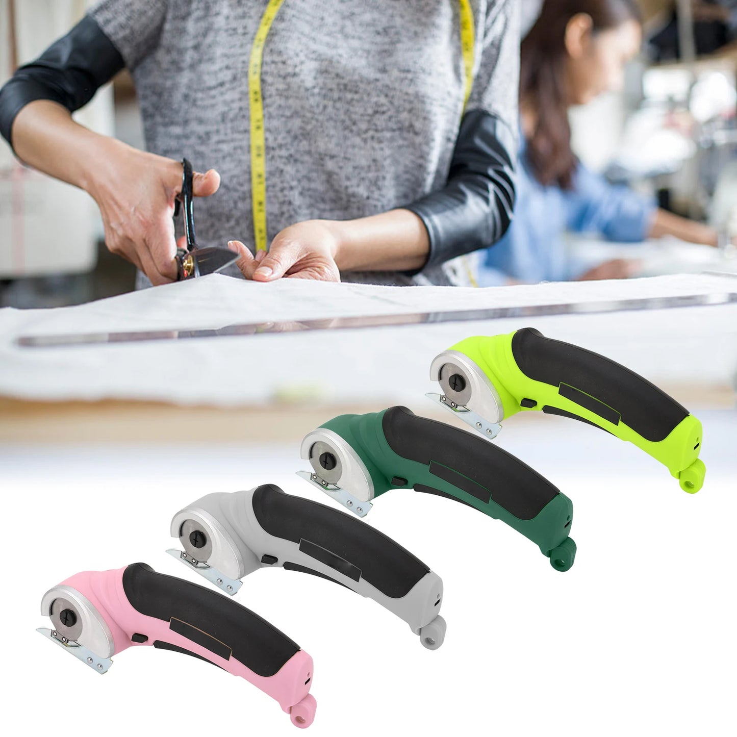 Cordless Scissors Cordless Electric Scissors Handheld Fabric Cutter 240RPM Rechargeable Tool for Carpet Sponge Sewing Scissors Peaceful Pleasures Health and Wellness