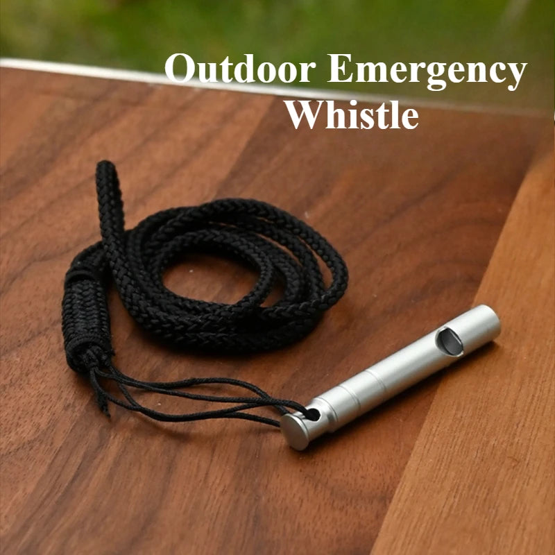 Titanium EDC Emergency Survival Whistle | Hiking & Camping Survival Whistle Peaceful Pleasures Health and Wellness