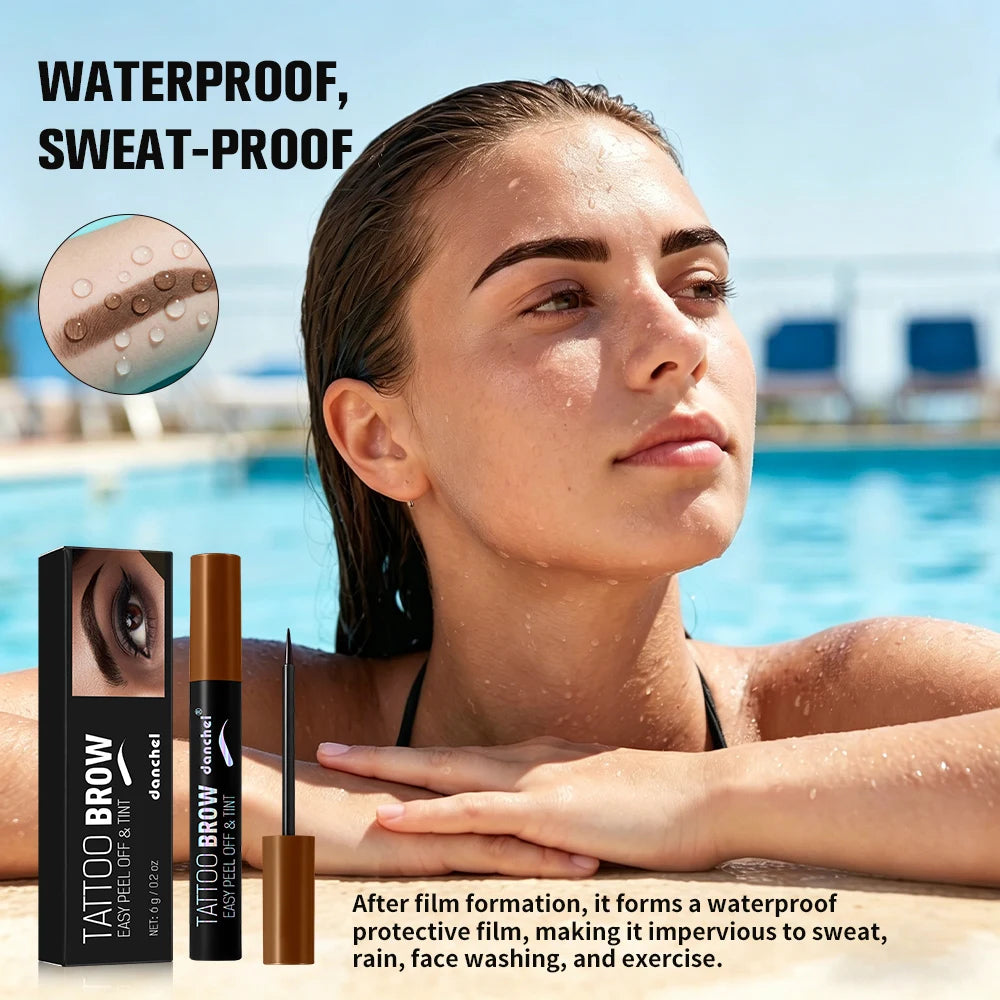 Eyebrow Gel Peel-off Long Lasting Fuller Defined Eyebrow Makeup Waterproof & Transfer-proof Suitable for Beginners Eyebrow Gel Peaceful Pleasures Health and Wellness