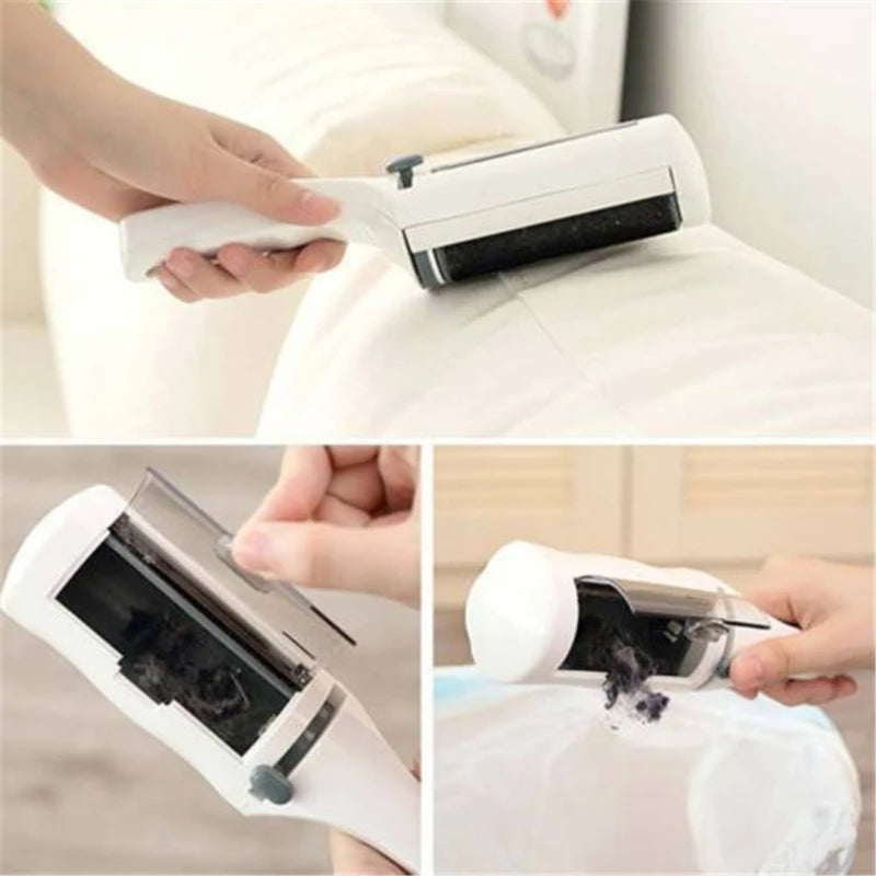 Electrostatic Static Clothing Dust Pets Hair Cleaner Remover Brush Suction Sweeper for Home Office Travel Cleaning Brushes Peaceful Pleasures Health and Wellness