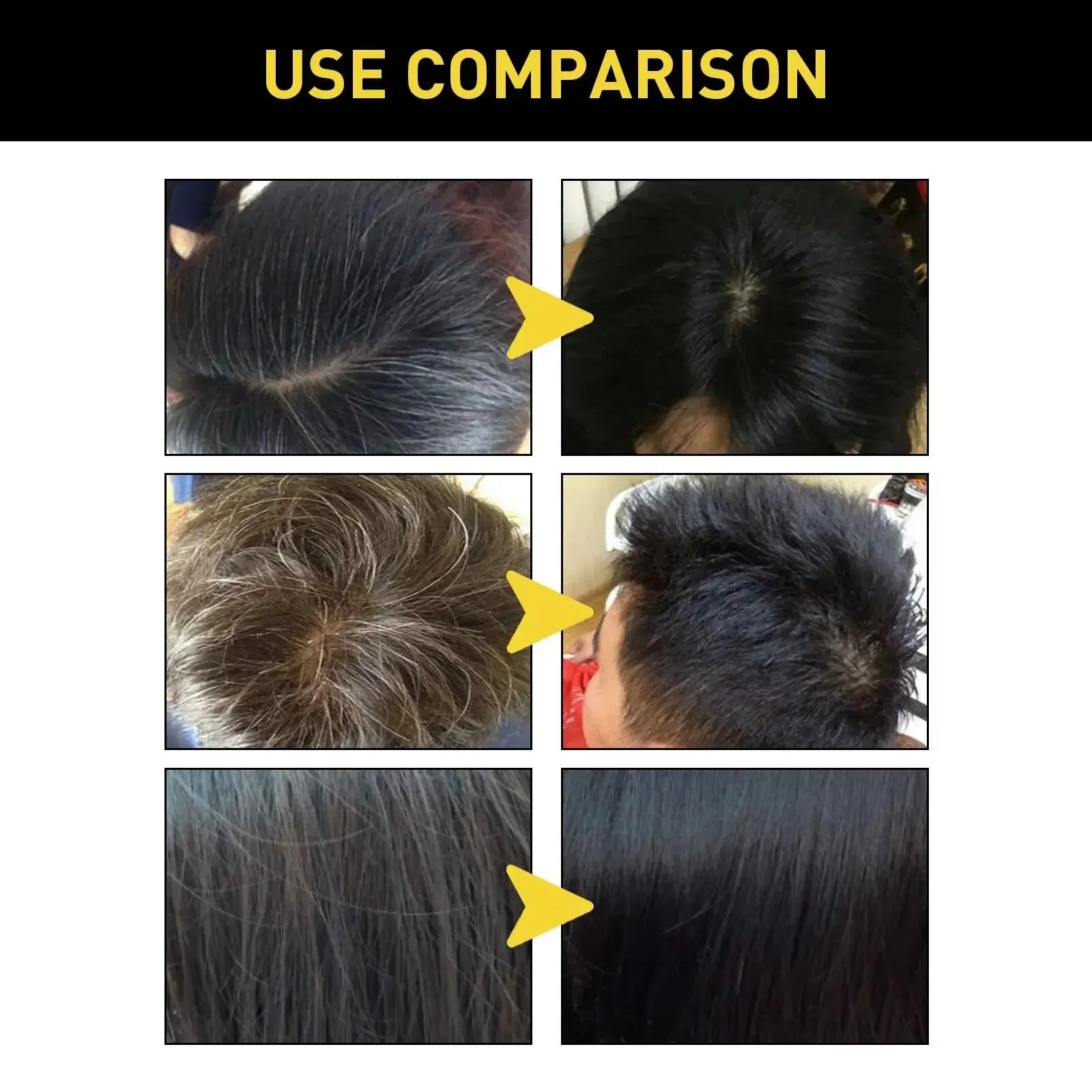 EELHOE Hair Color Dye Shampoo | Gray Coverage, Deep Nourishment & Repair, Polygonum Multiflorum, 100ml Peaceful Pleasures Health and Wellness