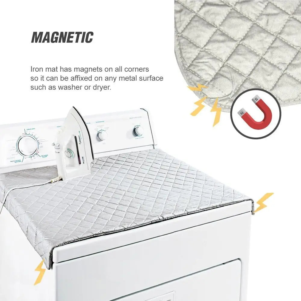 Magnetic Ironing Mat – Portable Heat-Resistant Pad, 33x18.5" Peaceful Pleasures Health and Wellness