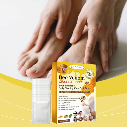 Bee Venom & Ginger Foot Patches – Moisturizing Foot Care Foot Care Patch Oasis Select