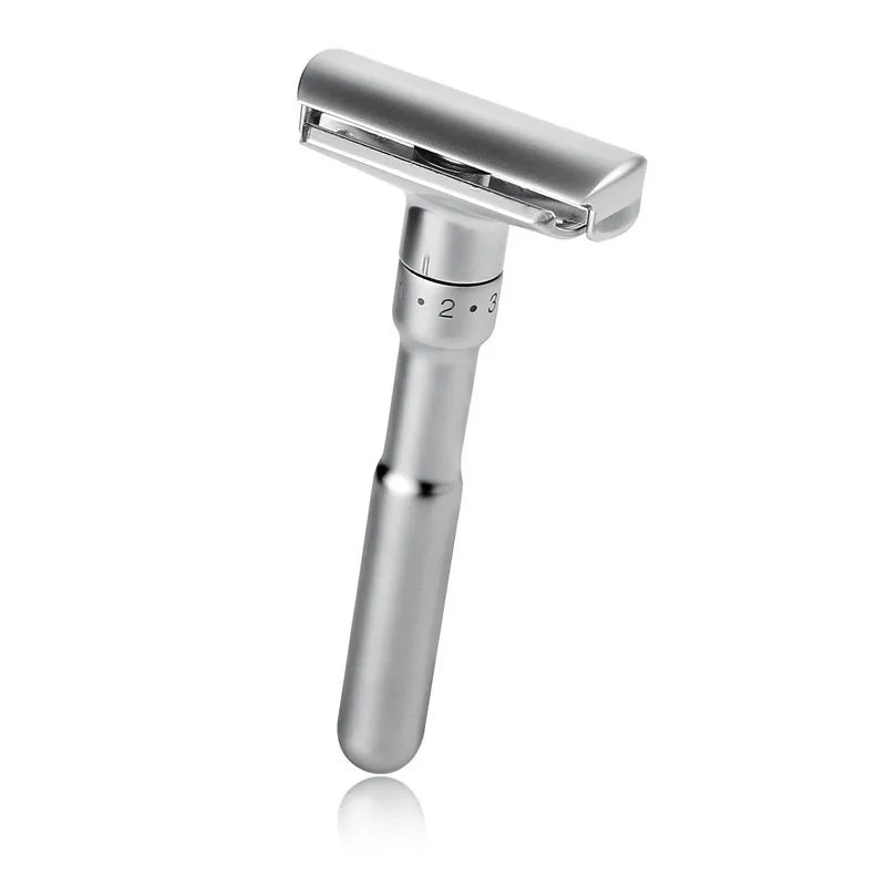 Men's Adjustable Double Edge Safety Razor + 5 Titanium Blades