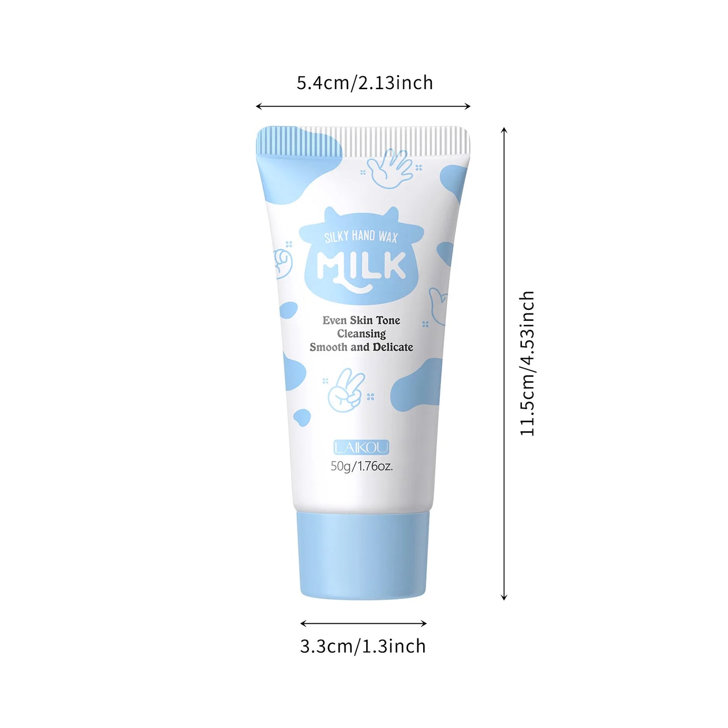 Laikou Milk Hand Wax Mask – Exfoliating & Moisturizing Peel
