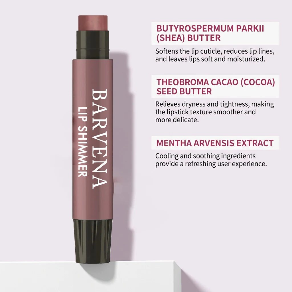 Dark Purple Tinted Lip Balm Stick | Shimmer & Hydration