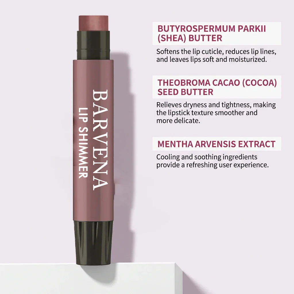 eelhoe Dark Purple Tinted Lip Balm Stick | Shimmer & Moisture