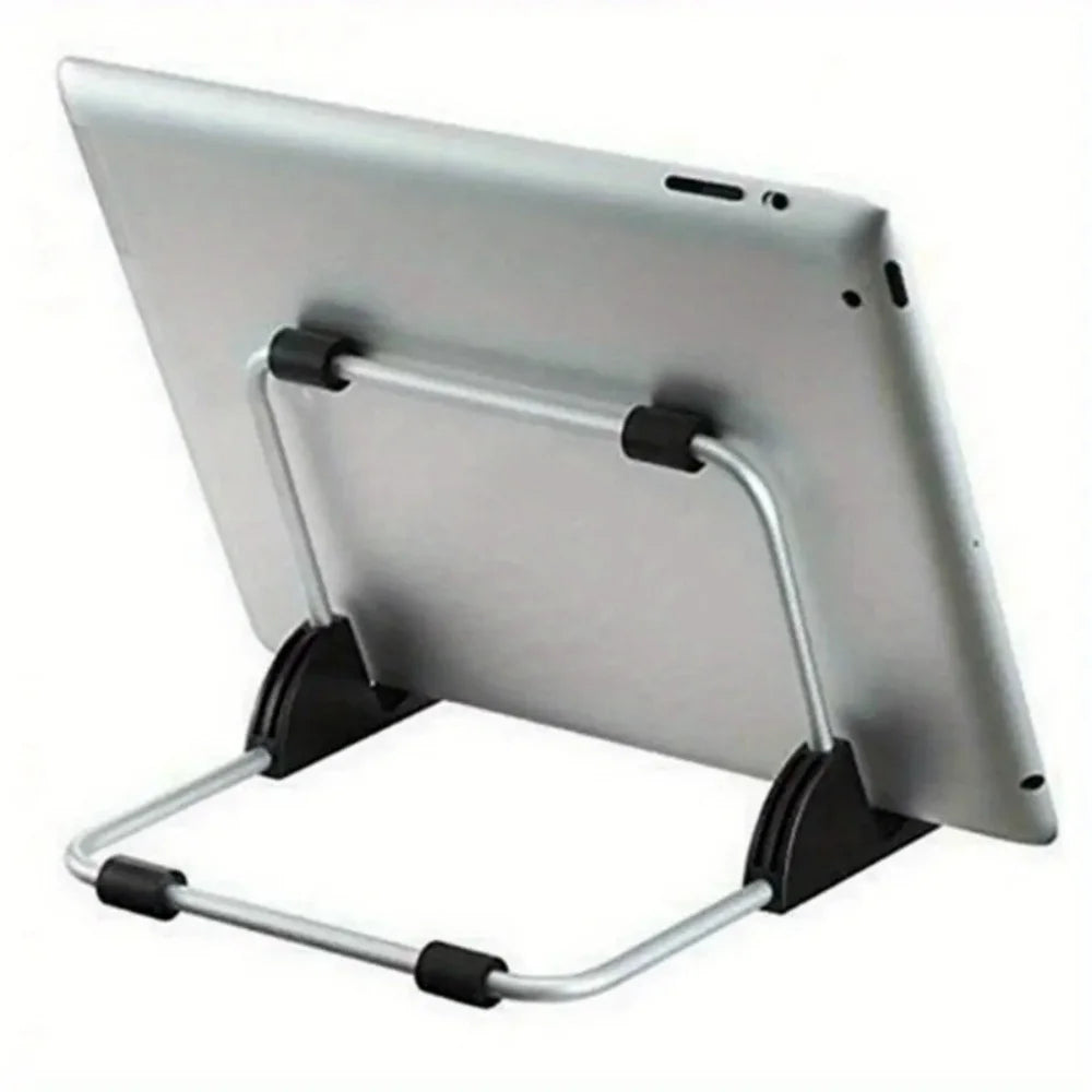 Foldable Aluminum Tablet Stand | Adjustable iPad & Laptop Holder