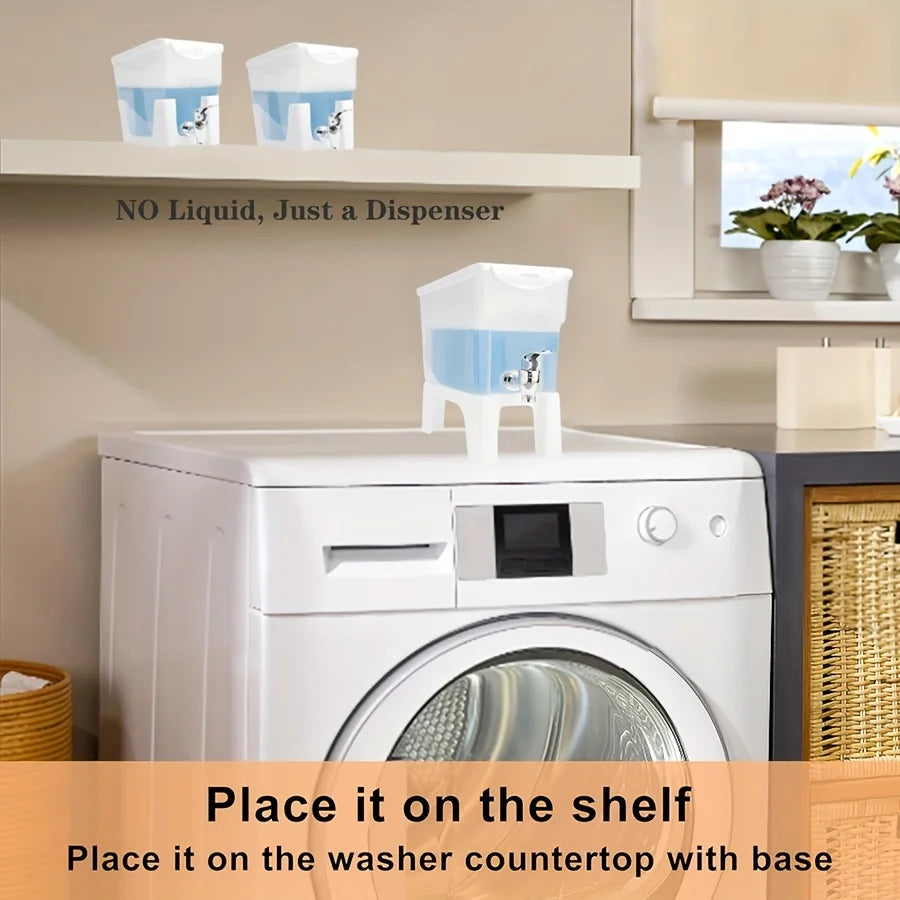 Laundry Detergent & Fabric Softener Dispenser – Laundry Room Organizer