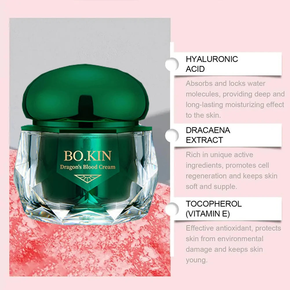 50g Dragon Blood Cream Lazy Concealer Moisturizing Face Care Cream Fighting Aging Face Rejuvenation Facial Easy Cream Skin Care Peaceful Pleasures Health and Wellness