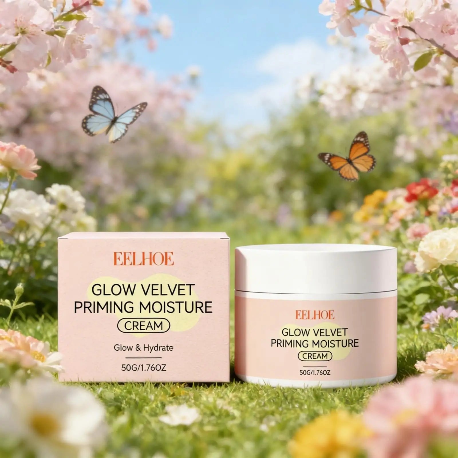 EELHOE Velvet Priming Cream for Hydration and Oil Control Peaceful Pleasures Health and Wellness