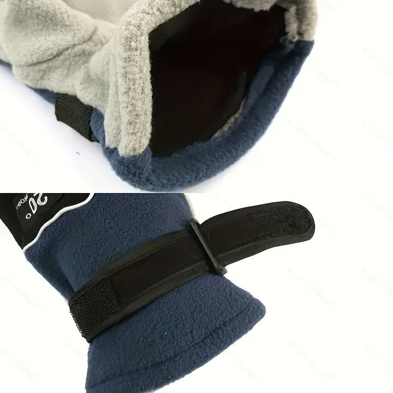 RooRuns Fleece Winter Gloves – Windproof Full Finger Unisex