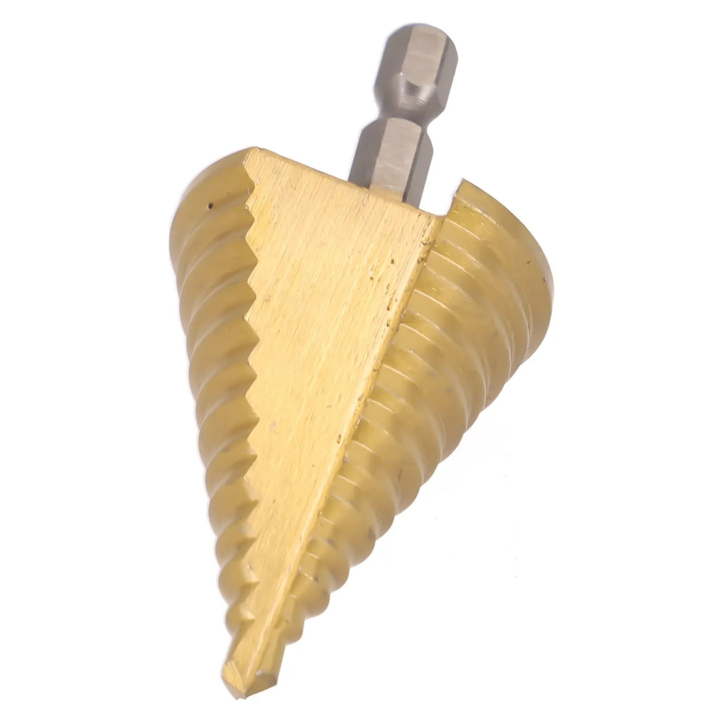 Spiral Grooved Drill Bit 5- HSS Titanium Core Step Tool 13 Steps