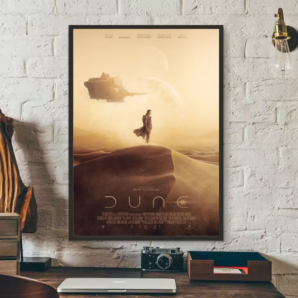 Dune Part 2 Movie Poster HD Waterproof PVC Wall Art Sticker Movie Wall Poster Peaceful Pleasures Health and Wellness z2 21X30cmNoframe