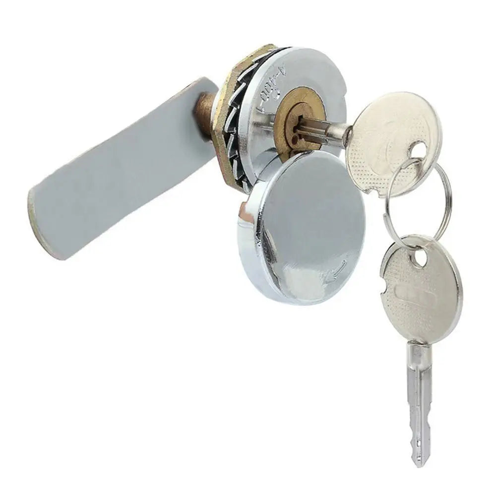 Zinc Alloy Cam Lock with Key – Cabinet & Mailbox Lock