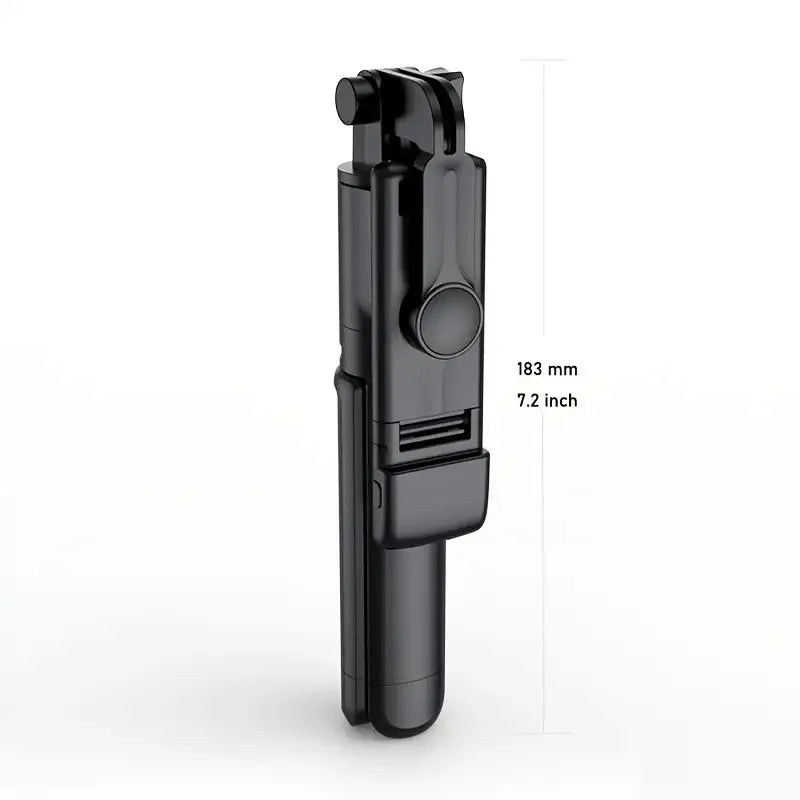 All In One Expandable Portable IPhone Tripod Selfie Stick Selfie Stick With Remote With Detachable BT Wireless Remote Compatible Peaceful Pleasures Health and Wellness
