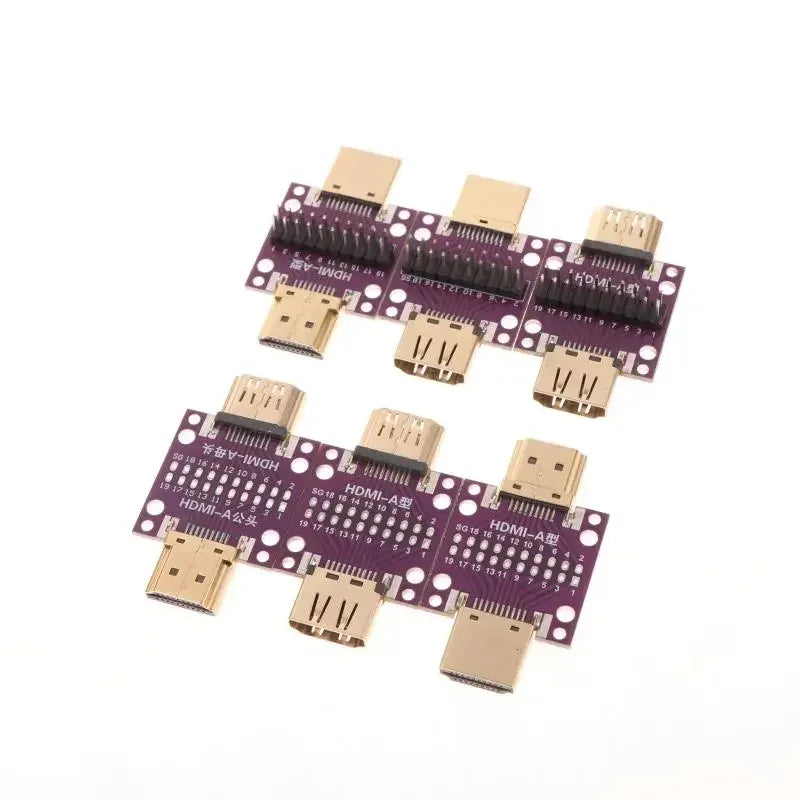 HDMI Test Adapter Board Male Female PCB Conversion Module