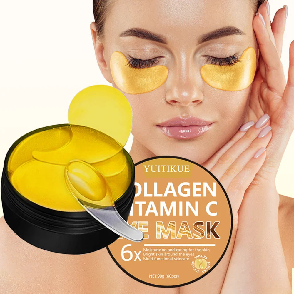 YUITIKUE Collagen Vitamin C Eye Mask – Hydrating & Brightening