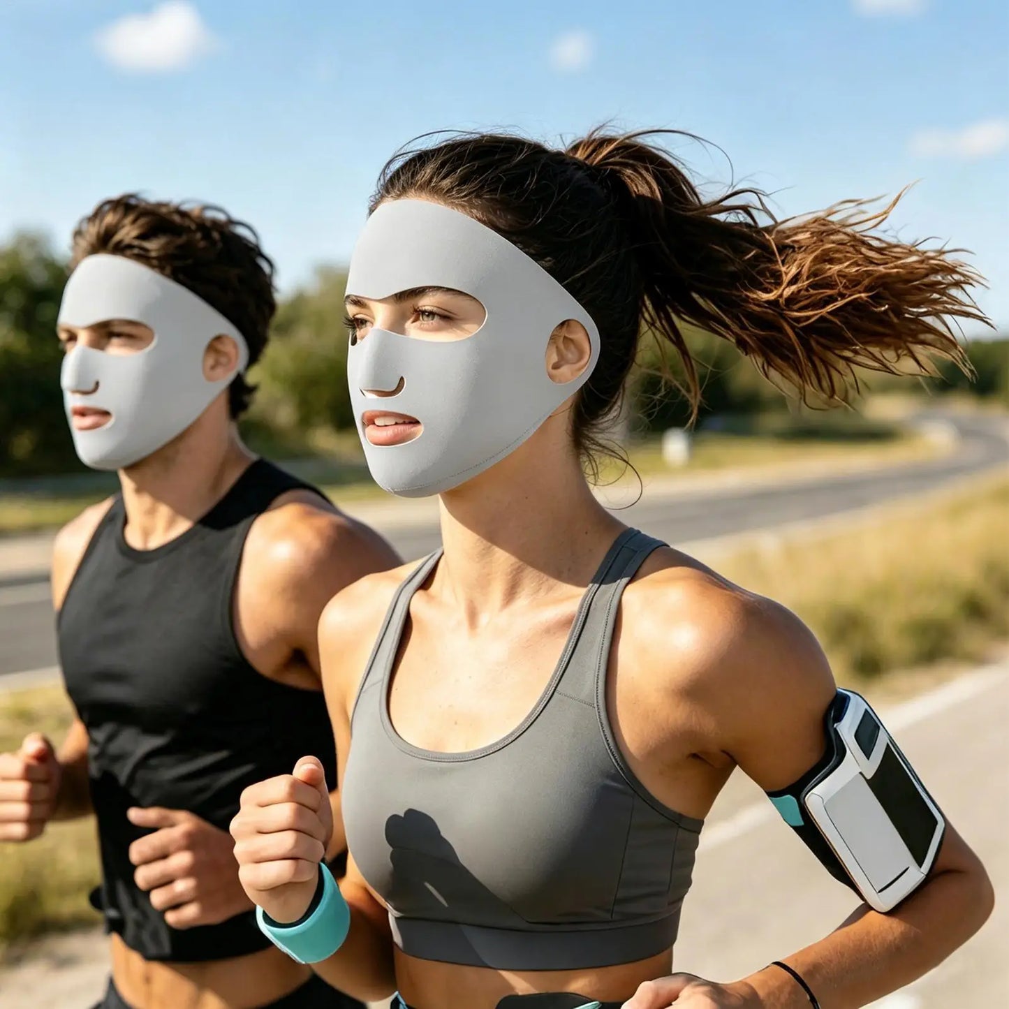 UV Face Shield Elastic Sun Protection Mask For Outdoor Running Cycling Motorcycle Lawn Mowing Work Commuting Peaceful Pleasures Health and Wellness