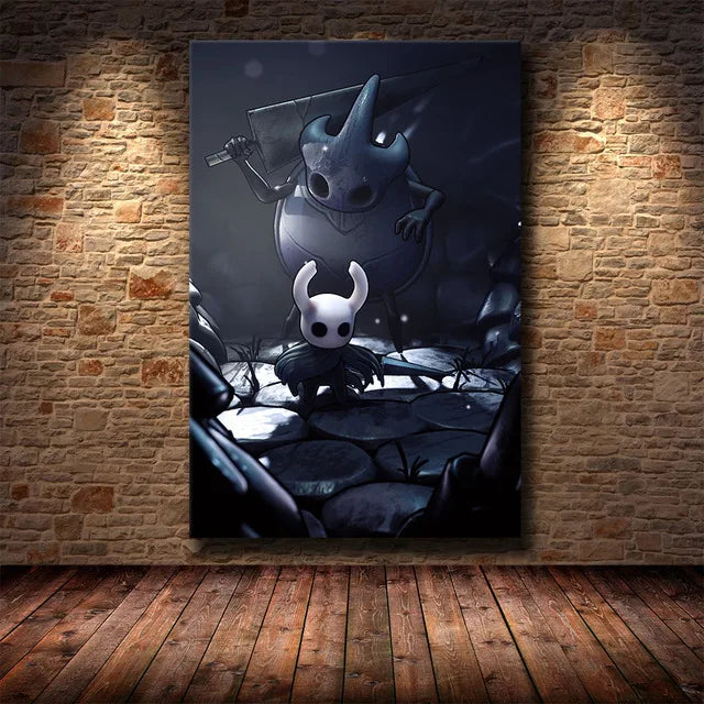 Hollow Knight Hallownest Map HD Canvas Poster | Wall Art