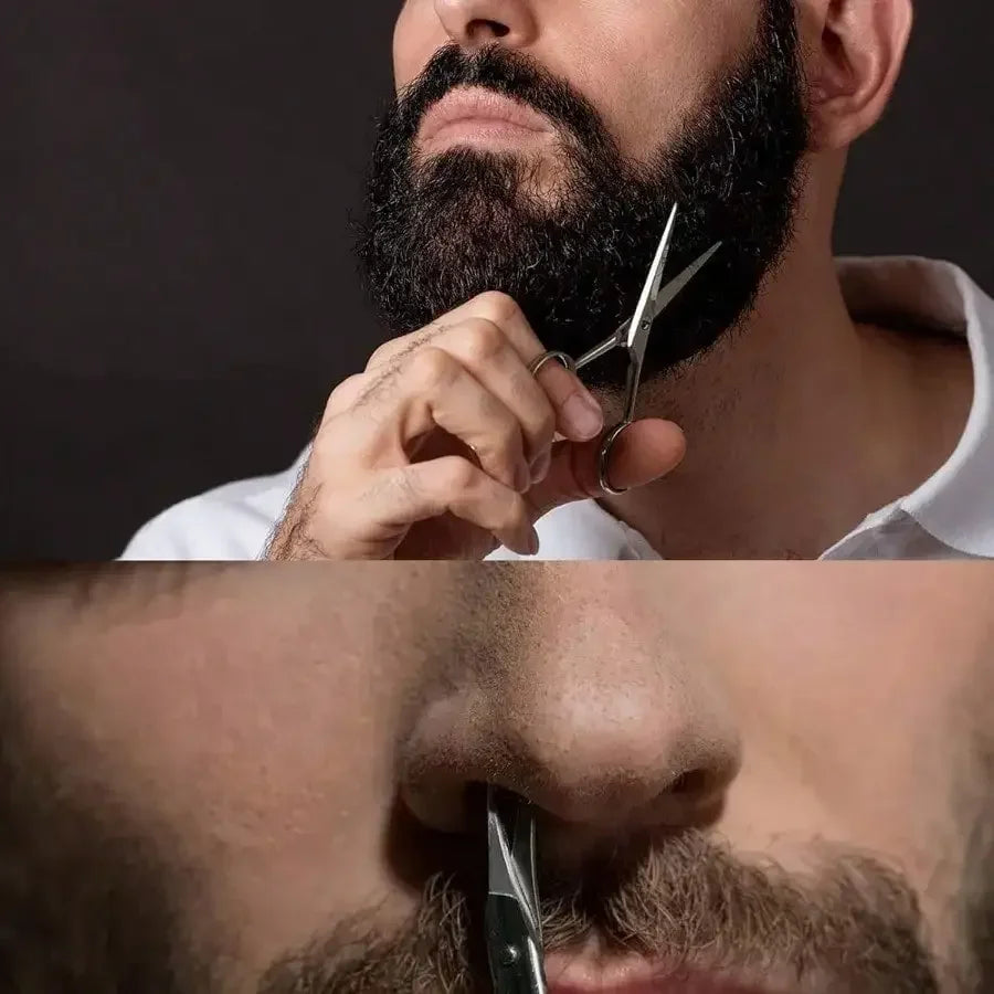 Men's Mustache Trimmer Scissors | Stainless Steel Grooming