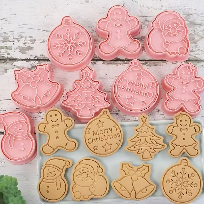 Christmas Cookie Cutter Set – Gingerbread, Santa & More | 6 Shapes