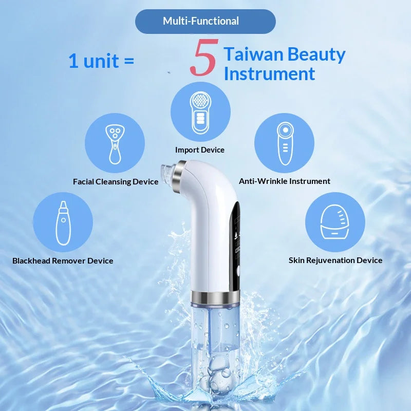 Electric Pore Vacuum Micro Bubble Facial Cleanser | USB Device