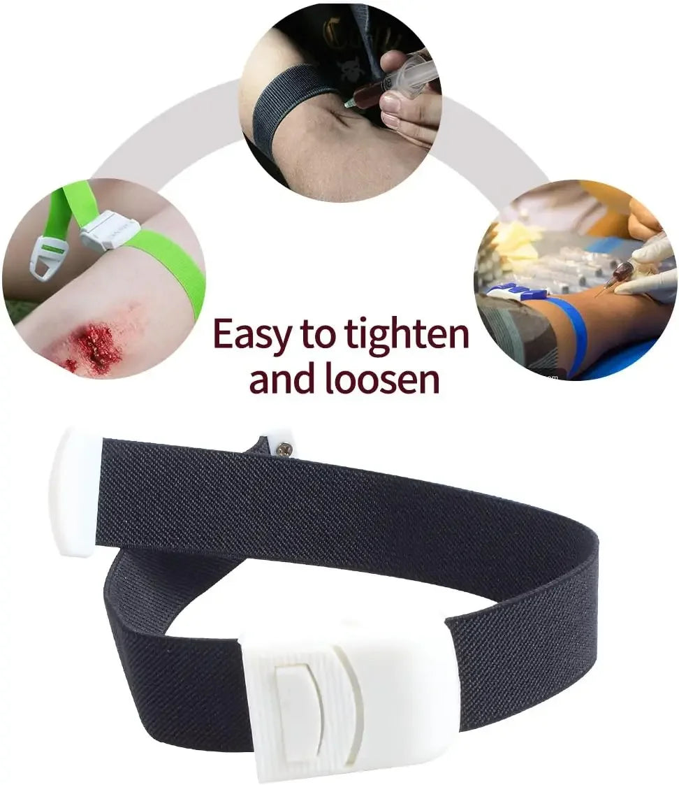 ‌Emergency Lock Tourniquet Nursing Rescue Kit Medical Tourniquet First Aid Revolving Door Buckle Outdoor Camping Survival Gear Peaceful Pleasures Health and Wellness