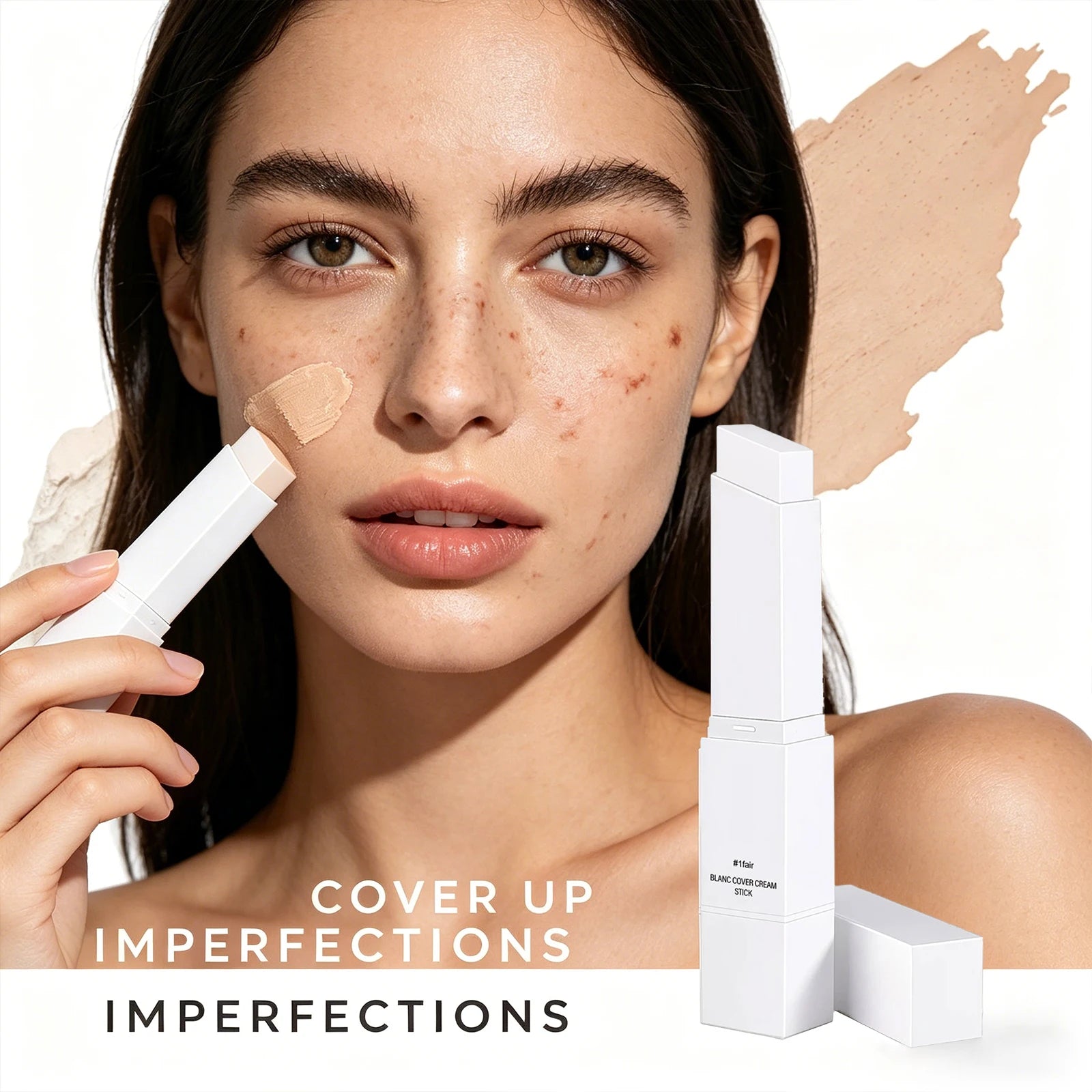 Concealer Foundation Stick – Lightweight, Moisturizing Cover Concealer Foundation Stick Peaceful Pleasures Health and Wellness