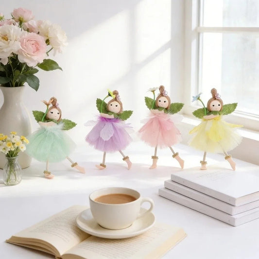 Flower Fairy Ornament Pendant – Handmade Spring Easter Decor Fairy Ornament Pendant Oasis Select