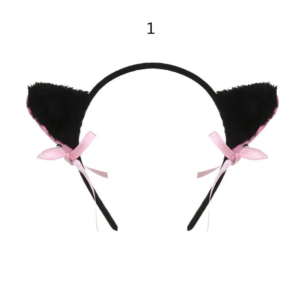 Anime Cat Ear Headband with Bell – Cosplay Hair Accessory