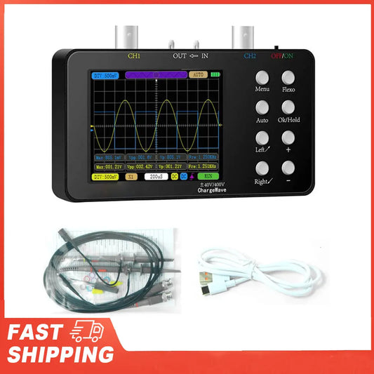 Digital Oscilloscope Dual-channel 50M Sampling Rate 10M Analogue Peaceful Pleasures Health and Wellness