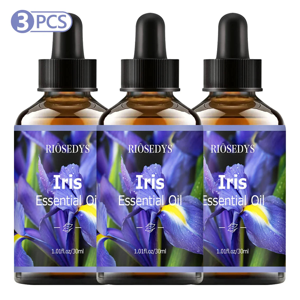 RIÔSEDYS Iris Essential Oil – Massage, Hair Care & Diffuser