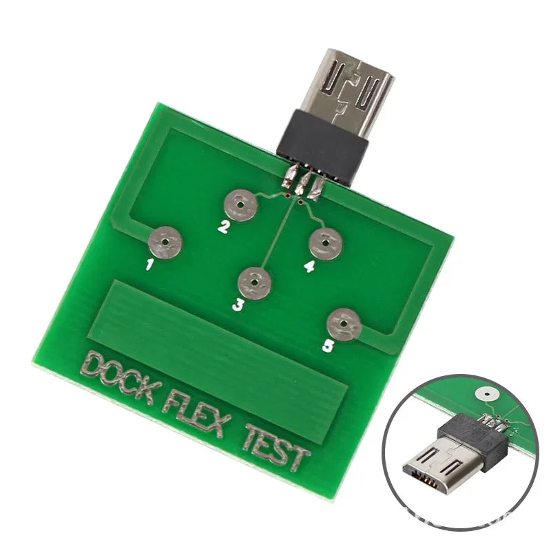 ZK30 Micro USB Dock Flex Test Board for Android IPhone U2 IC Testing/Battery Test Testing/USB Charging Port Testing Peaceful Pleasures Health and Wellness For Android
