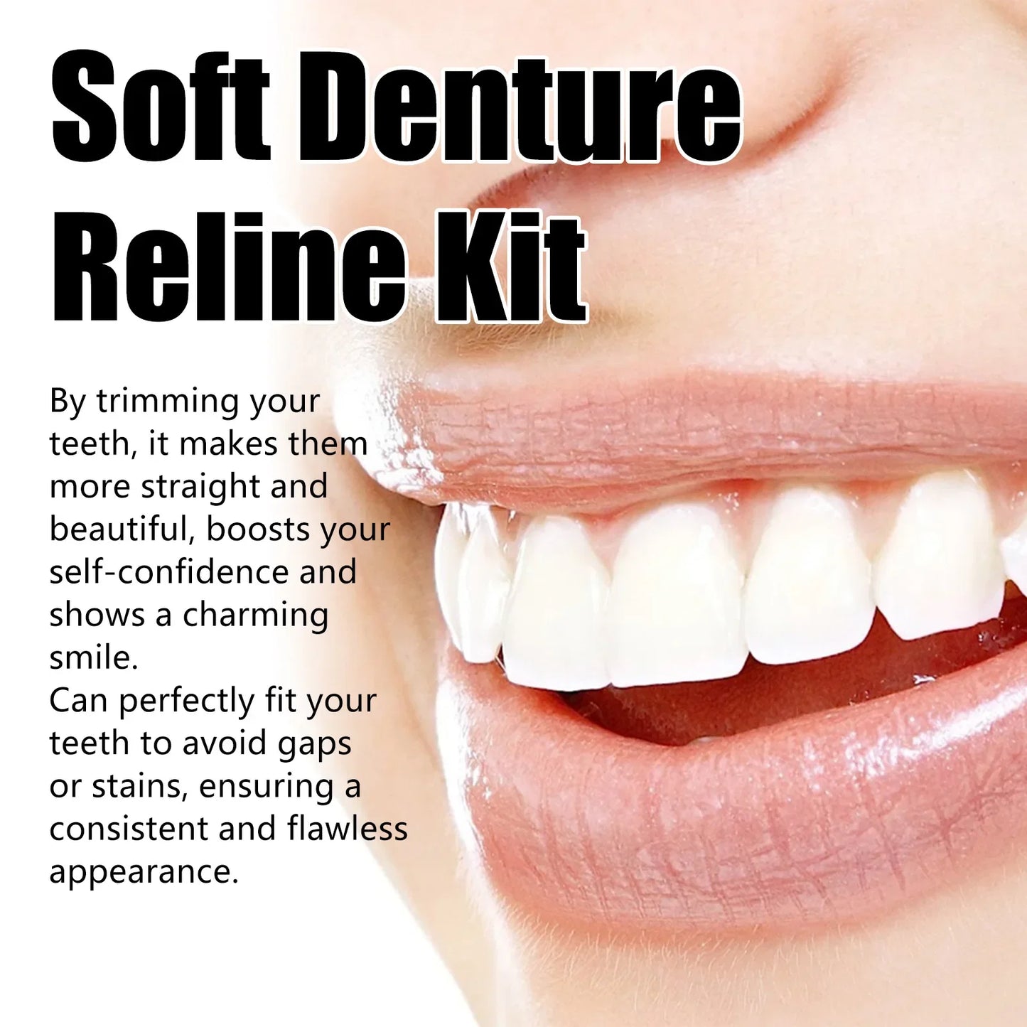 Oralhoe Soft Denture Reline Kit – Temporary Cosmetic Braces