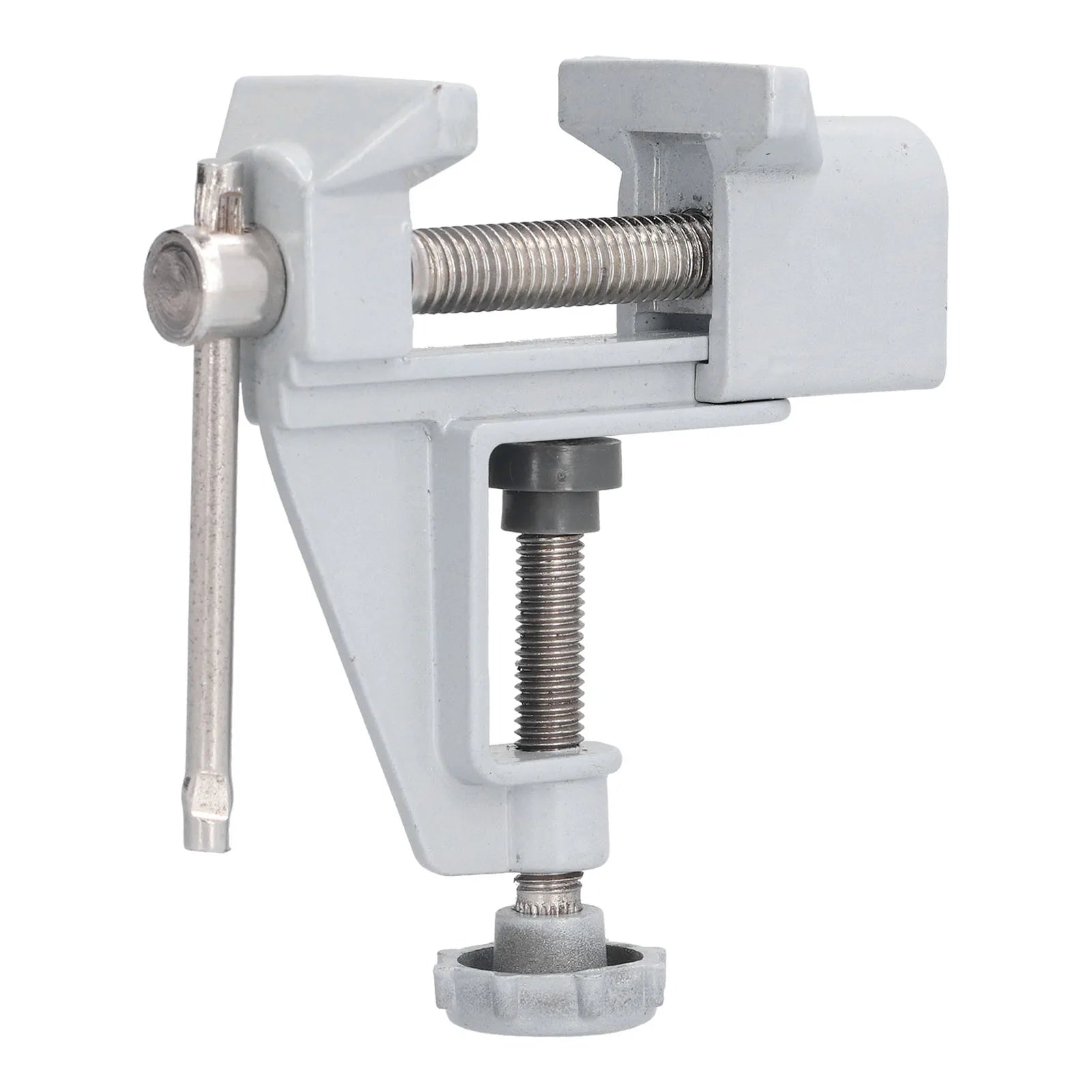Table Vise Professional Mini Vise Multifunctional Aluminum Alloy for Garden for Woodworking for Courtyard Peaceful Pleasures Health and Wellness