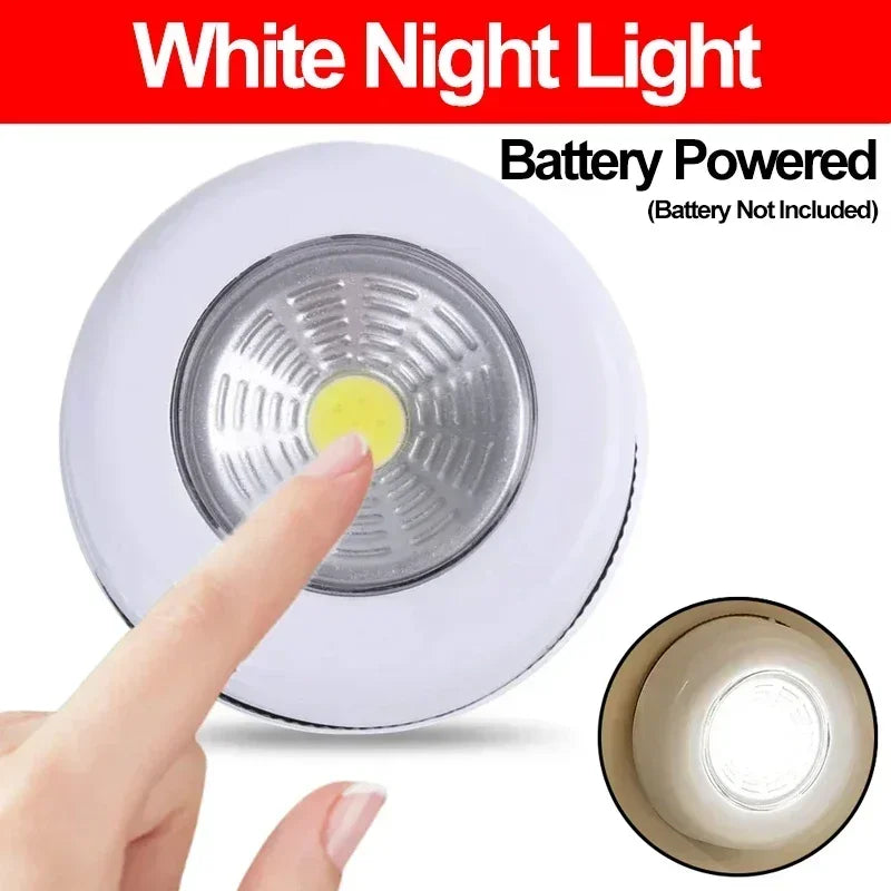 Magnetic LED Night Light – Touch Dimmer, USB Rechargeable Magnetic Night Light Peaceful Pleasures Health and Wellness White