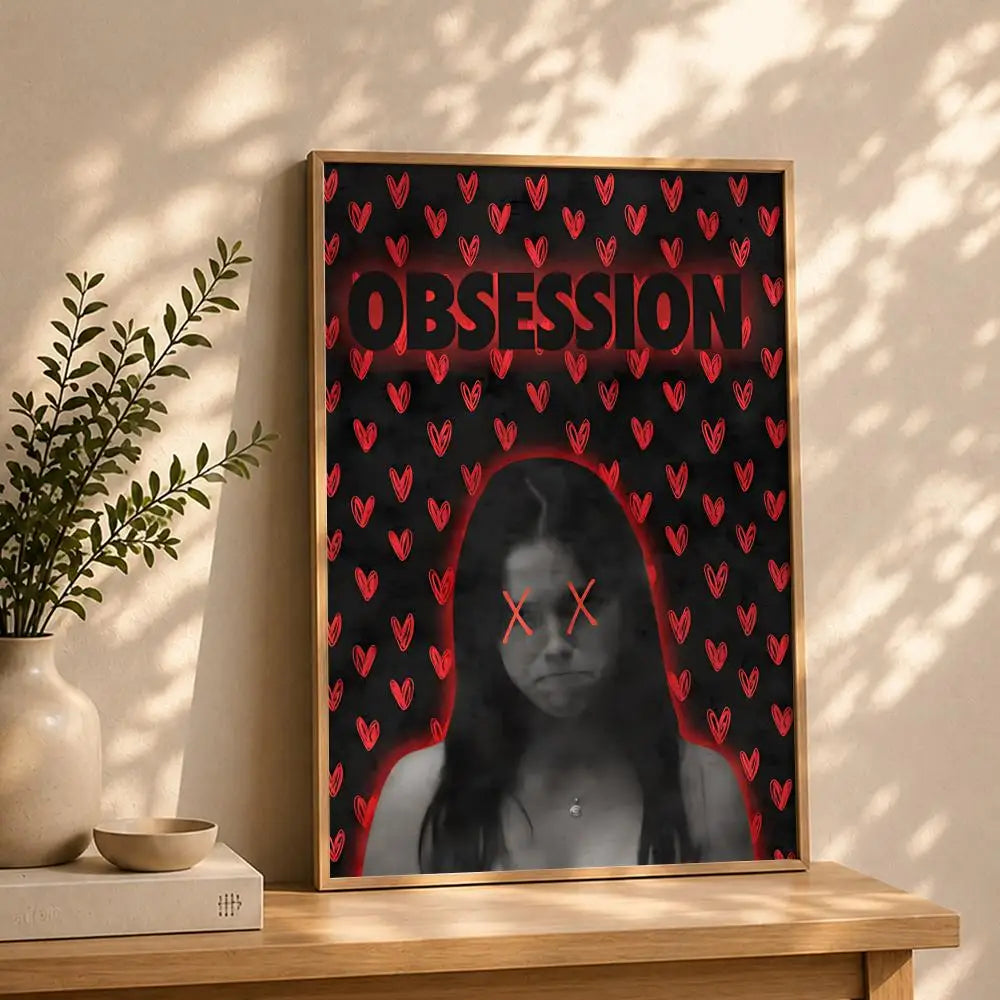 Movie Obsession HD Self-Adhesive Waterproof Wall Art Poster Wall Art Poster Peaceful Pleasures Health and Wellness White21 40X50cmNoframe