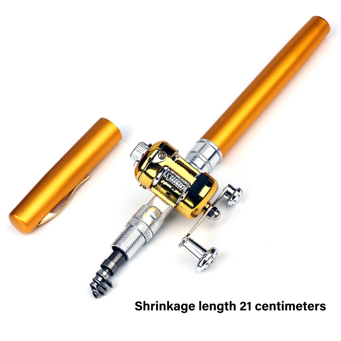 Mini Aluminium Alloy Lure Fishing Rods Stable Lightweight Durable Fishing Pole Rod for Freshwater Saltwater Fishing Peaceful Pleasures Health and Wellness