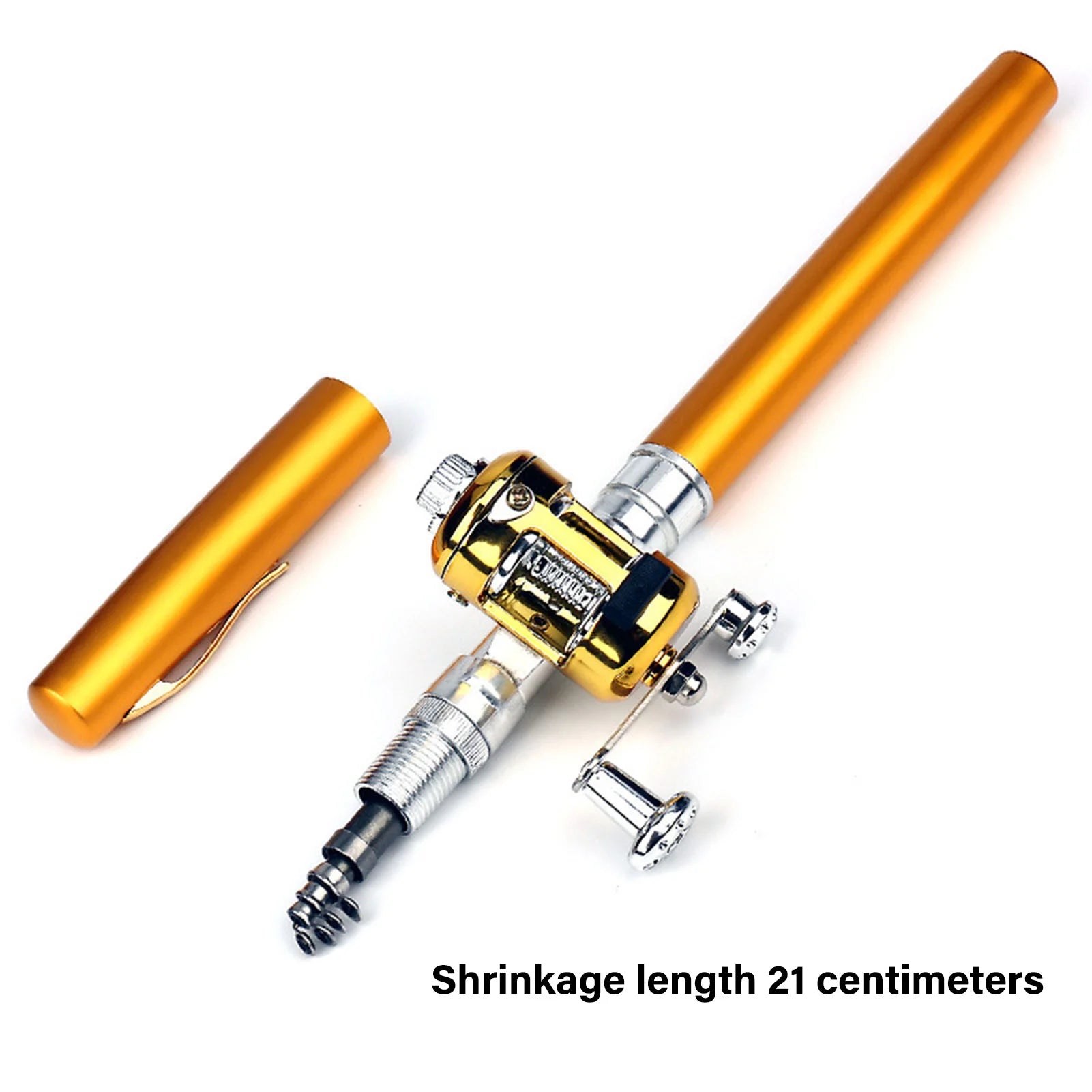 Mini Aluminium Alloy Lure Fishing Rods Stable Lightweight Durable Fishing Pole Rod for Freshwater Saltwater Fishing Peaceful Pleasures Health and Wellness
