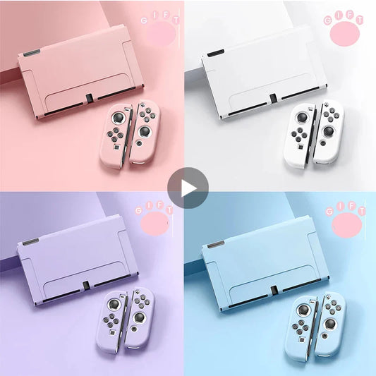 Nintendo Switch OLED Silicone Case & Joy-Con Cover | TPU Shell Console Protective Case Oasis Select