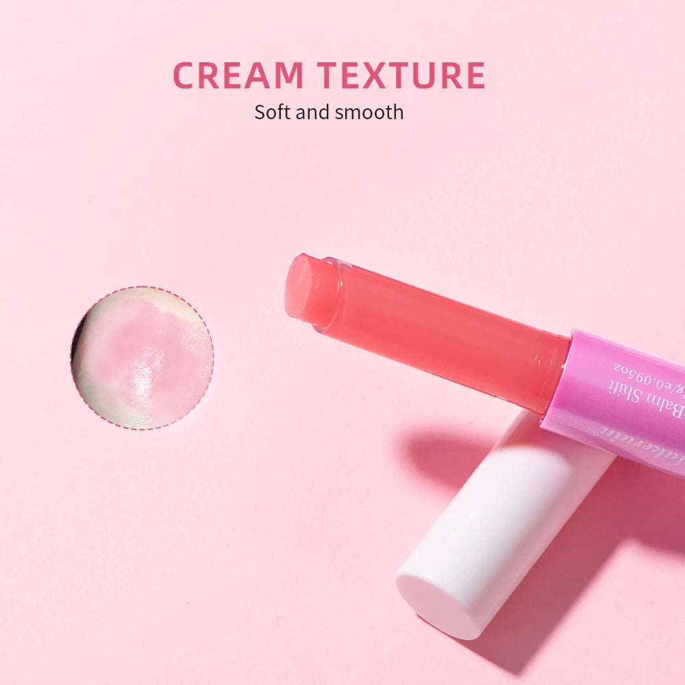 Juicy Lip Balm Shift Nourish Moisturize Long Lasting Hydrating Fade Lip Lines Prevent Dry Lips Magic Color Changing Lipstick Peaceful Pleasures Health and Wellness