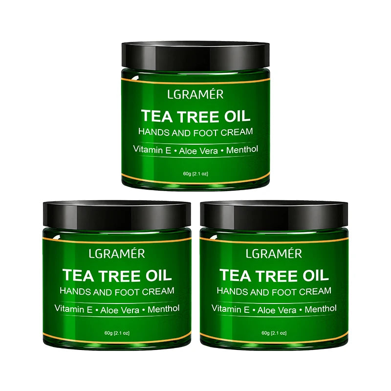 Tea Tree Oil Foot Cream – Heels, Calluses & Dry Skin | LGRAMER