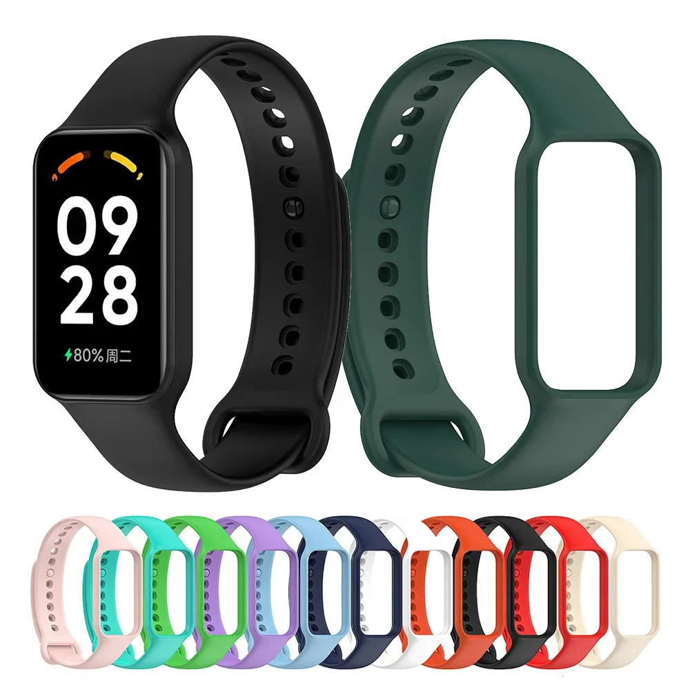 Silicone Wristband Strap For Xiaomi Smart Band 8 Active Bracelet Watchband for Redmi Band 2 Peaceful Pleasures Health and Wellness