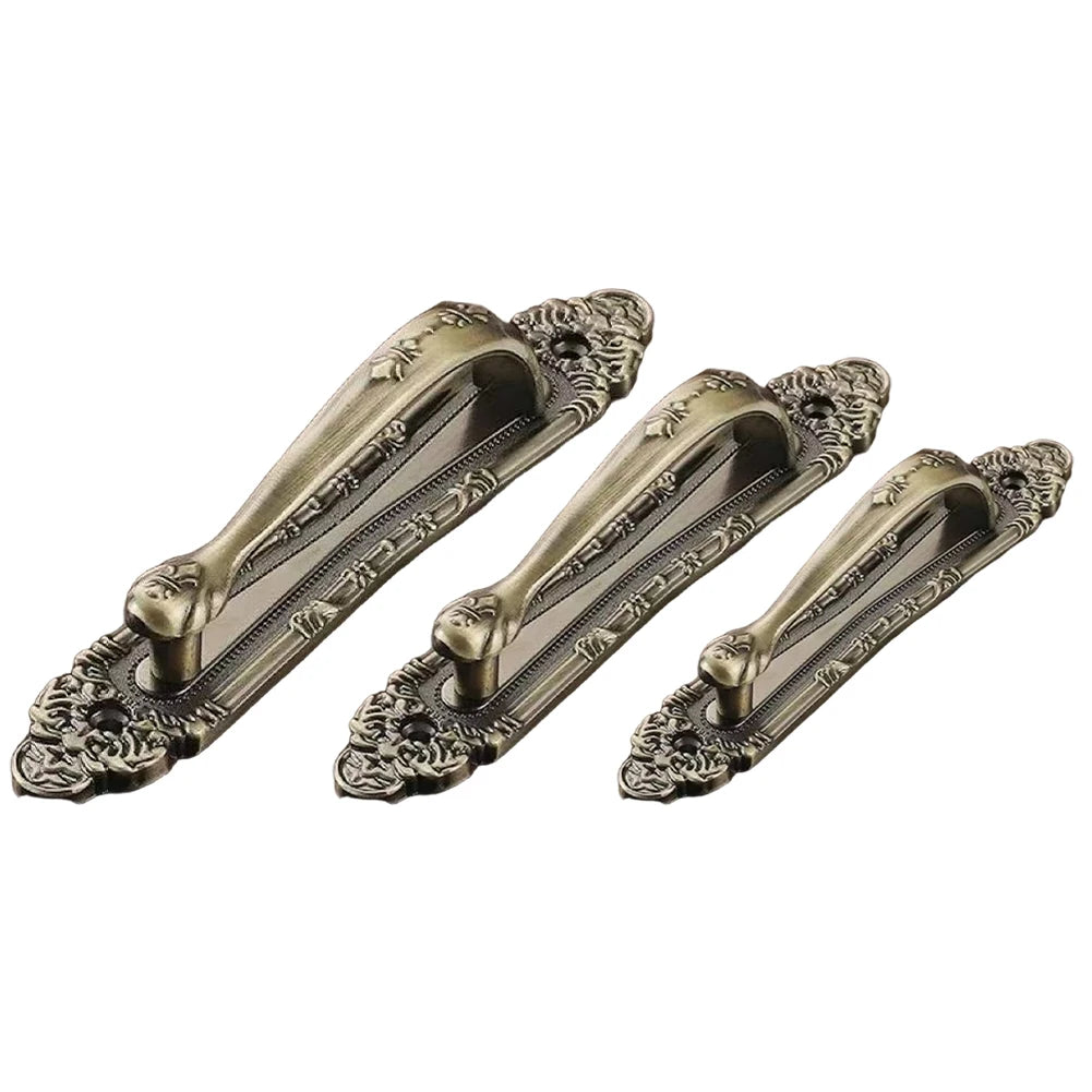 European Antique Exposed Aluminum Alloy Door Handle Push-pull