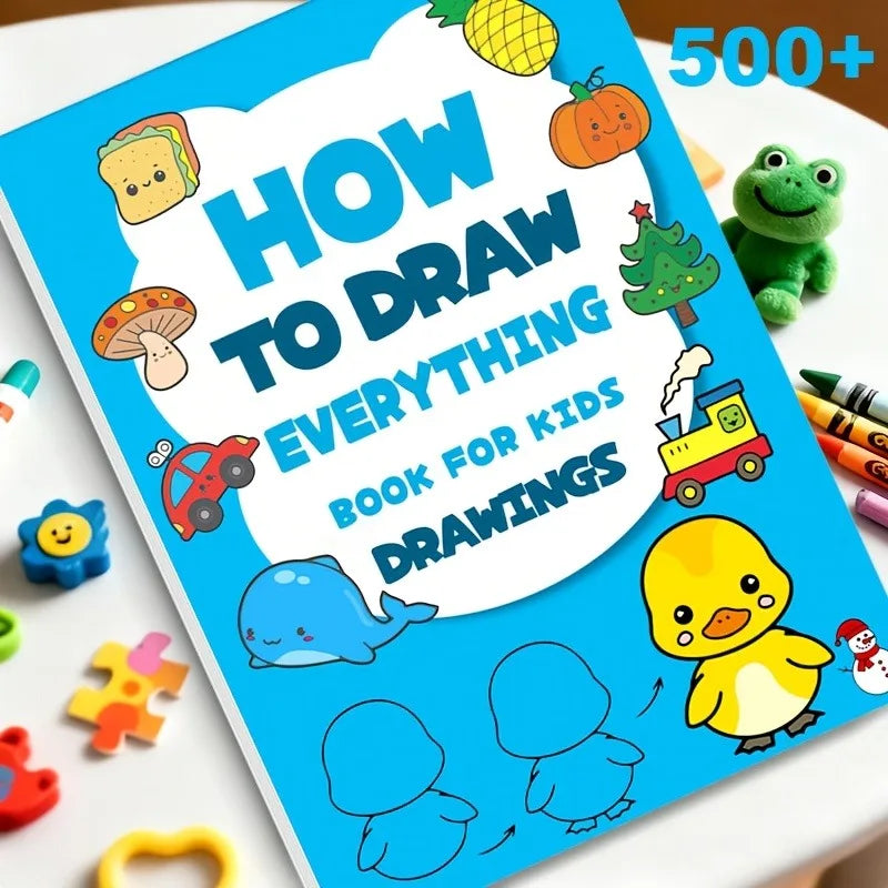 1 Book 32 Pages How Draw Step Easy-to-learn Art Course Guide Learning
