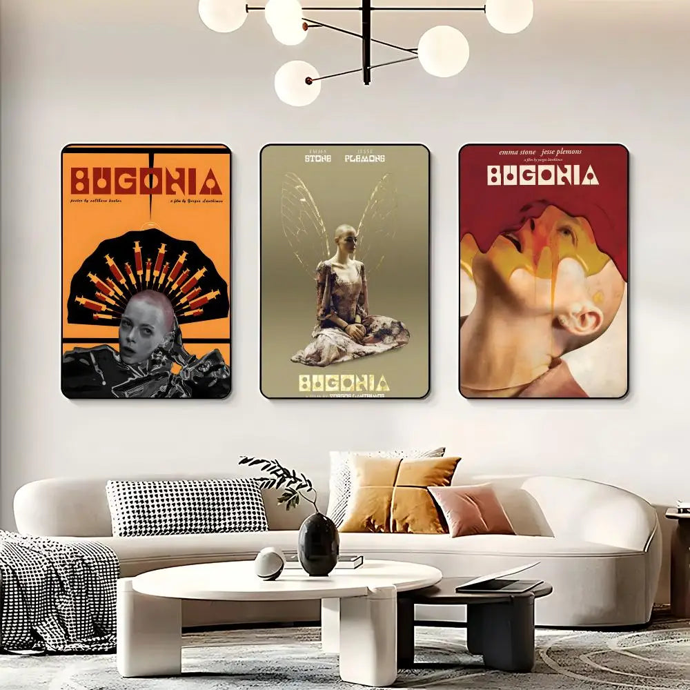 Character B-Bugonia Poster HD Self Adhesive Waterproof Wall Art Ideal for Home Office Dorm Bedroom Great Gift Peaceful Pleasures Health and Wellness