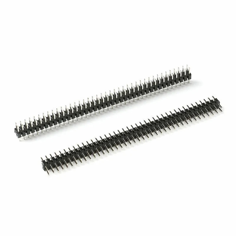 5PCS 2.54MM Spacing Male Double Row Pin Header 2.54 2X40P 2X40 Straight Pin 80P Peaceful Pleasures Health and Wellness