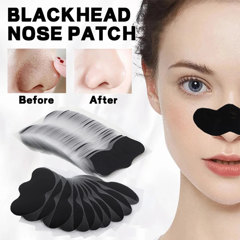 Black Pig Nose Stick Bamboo Charcoal To Remove Blackheads, Remove Acne, Clean Pores, Adsorb Oil And Dirt Nose Film Nose Stick Peaceful Pleasures Health and Wellness